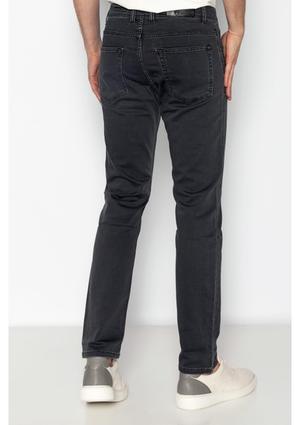 Erkek Regular Fit Streç Rahat Kot Pantolon