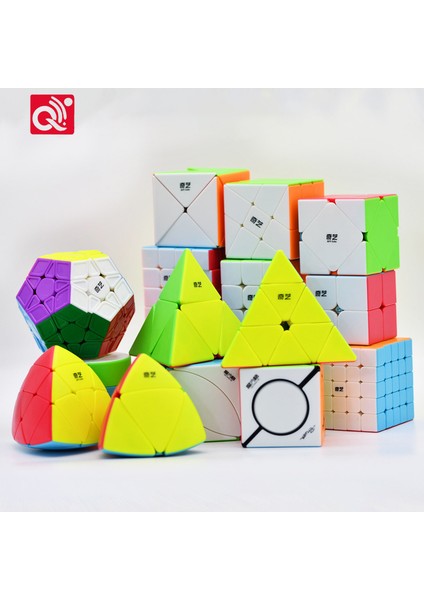 Qiyi Serisi Sihirli Küp Qy Özel Şekilli Qıyı 2x2 3x3 4x4 5x5 Puzzle Çocuk Oyuncakları Hediye Pyraminx Skewb Cubo Magico (Yurt Dışından)