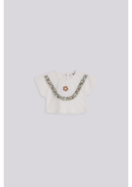 Bg Store Kız Bebek Ekru Tshirt