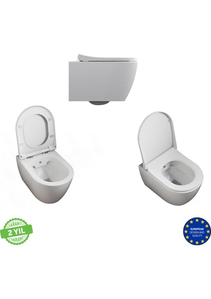 Moon Yavaş Kapanan Klozet Kapağı - Duroplast