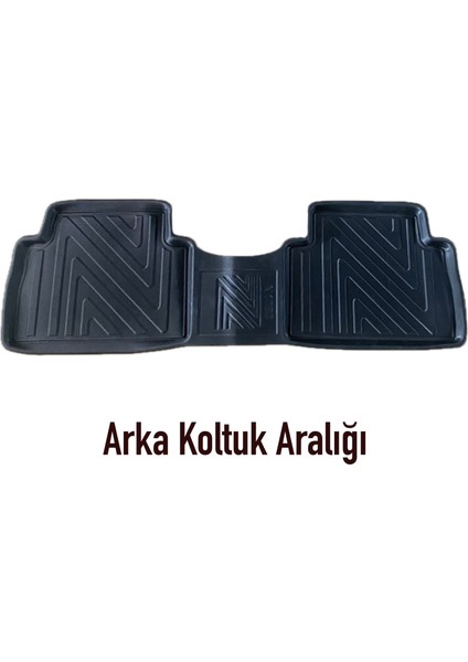 Newdeco Hyundai Santa Fe Hybrid 2020 Sonrasi Için 5,5d Carbon Style Havuzlu Paspas - Tpe Malzeme