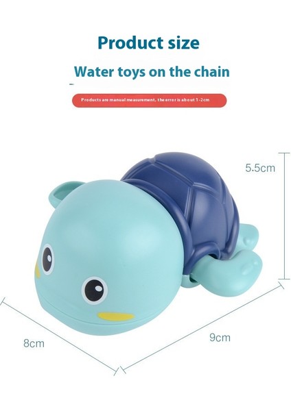 Bebek Banyo Oyuncakları Çocuklar Için Su Oyunu Mavi Su Oyunu Kaplumbağa Yüzme Bebek Çocuklar Su Ördek Yavrusu Erkek ve Kız Oynamak (Yurt Dışından) modelleri