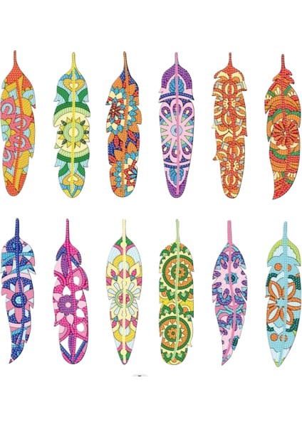 5d Tüy Dıy El Yapımı Yer Işareti Dekorasyon Kolye (Yurt Dışından)