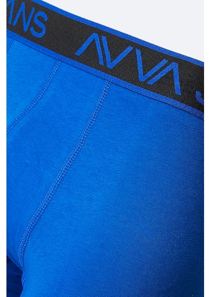 Erkek Multi Color 5'li Düz Esnek Kumaş Pamuklu Kutulu Boxer E009540