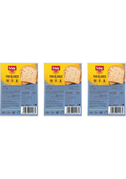 Pan Blanco Glutensiz Ekmek 3lü Paket