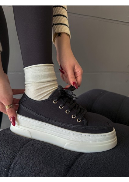 Kadın Sneaker Spor Ayakkabı Kotnel - Siyah fiyatları