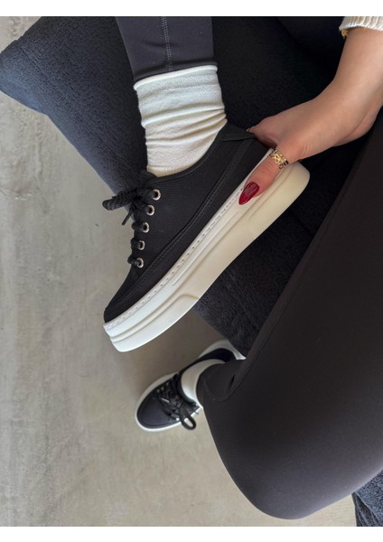Kadın Sneaker Spor Ayakkabı Kotnel - Siyah modelleri