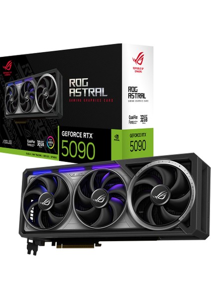 -ROG-ASTRAL-RTX5090-32G-GAMING-NVIDIA-GEFORCE-RTX 5090-32GB GDDR7-512BIT--OC-2XHDMI-3XDP-RGB-DLSS4 Ekran Kartı