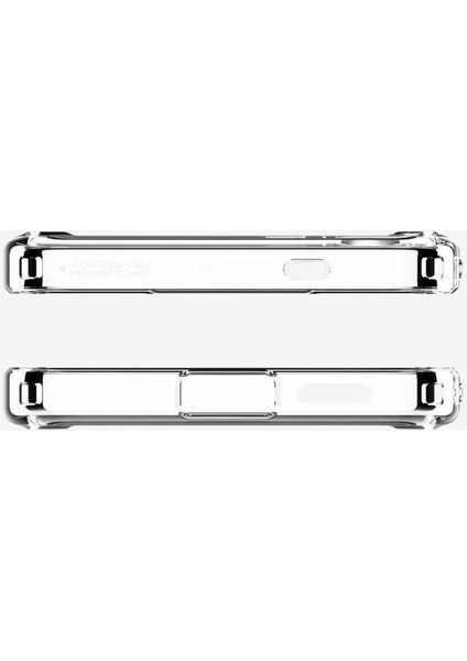 Galaxy S25 Kılıf Crystal Hybrid MagFit özellikli Clear White - ACS08922 indirimleri