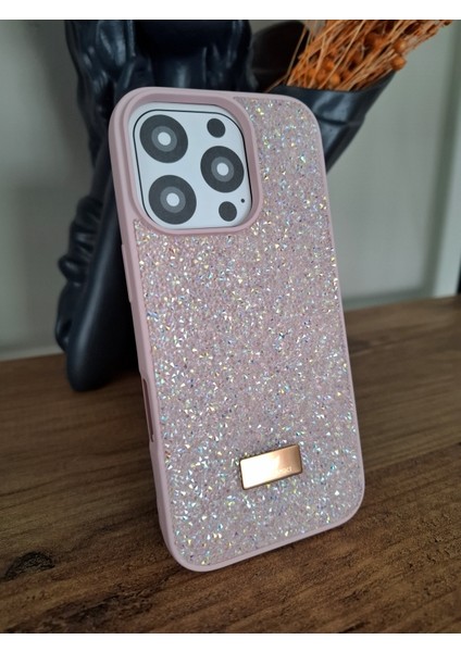 iPhone 16 Pro Uyumlu Işıltılı Taşlı Lüks İçi Kadife Kamera Çıkıntılı Swarovski Kılıf fiyatları