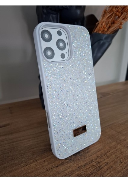 iPhone 16 Pro Uyumlu Işıltılı Taşlı Lüks İçi Kadife Kamera Çıkıntılı Swarovski Kılıf fiyatları