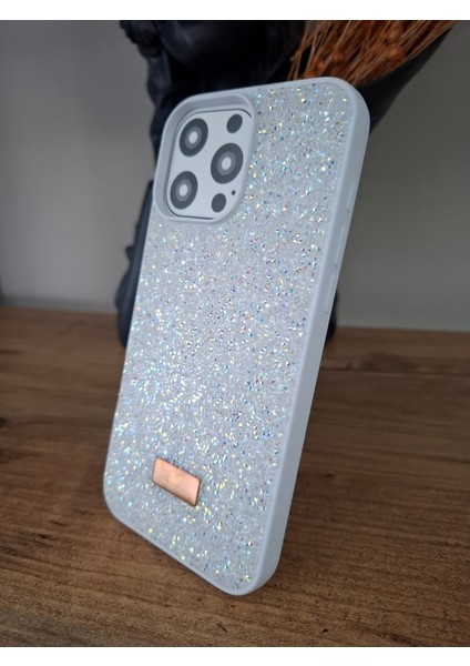 iPhone 16 Pro Uyumlu Işıltılı Taşlı Lüks İçi Kadife Kamera Çıkıntılı Swarovski Kılıf modelleri
