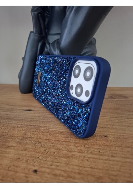 iPhone 16 Pro Uyumlu Işıltılı Taşlı Lüks İçi Kadife Kamera Çıkıntılı Swarovski Kılıf fırsatları