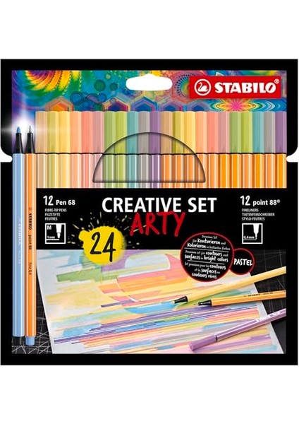 Stabılo Arty Kreatif Set 24’lü Pen+Point