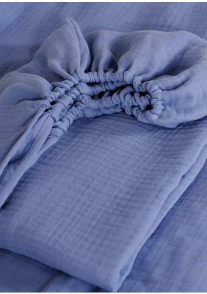 Muslin Bebek Nevresim Takımı 2 Yastık Kılıfı, Nevresim, Lastikli Çarşaf - %100 Organik Pamuk