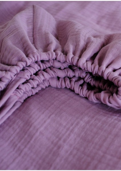 Muslin Bebek Nevresim Takımı 2 Yastık Kılıfı, Nevresim, Lastikli Çarşaf - %100 Organik Pamuk