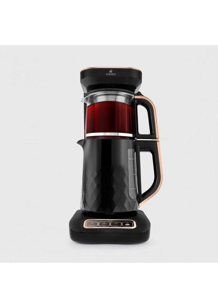 Çaysever Robotea Pro 4in1 Konuşan Otomatik Çay, Su ve Filtre Kahve Demleme Makinesi , Mama Suyu Hazırlama, Aile Boyu Kapasite