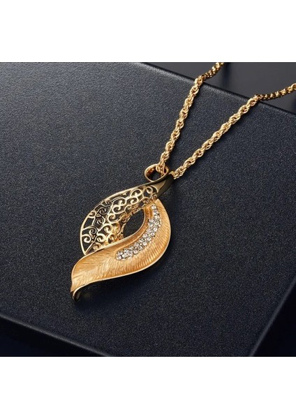 Takı Seti Inci Rhinestones Kolye & Sallantılı Küpe