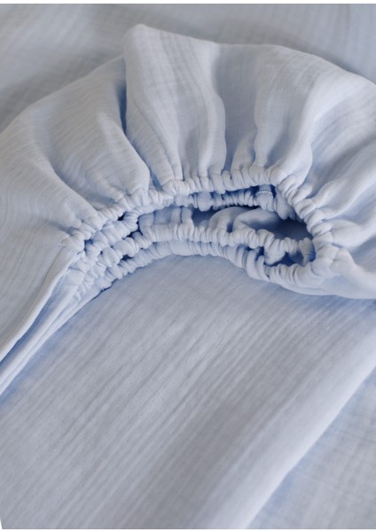 Muslin Bebek Nevresim Takımı 2 Yastık Kılıfı, Nevresim, Lastikli Çarşaf - Pamuk