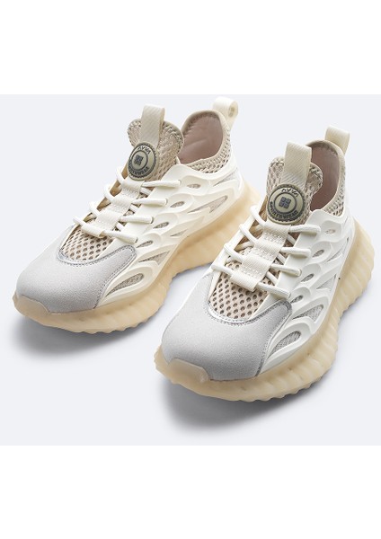 Erkek Bej Esnek Taban Sneaker Ayakkabı A41y8023