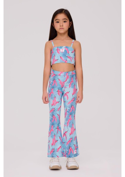 Bg Store Kız Çocuk Desenli Tayt
