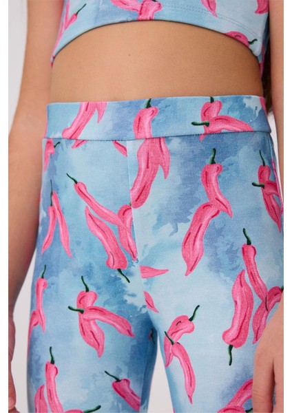 Bg Store Kız Çocuk Desenli Tayt