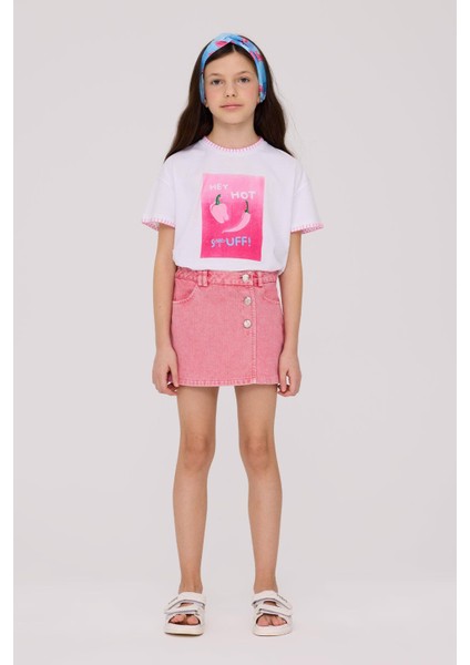 Kız Çocuk Pembe Etek