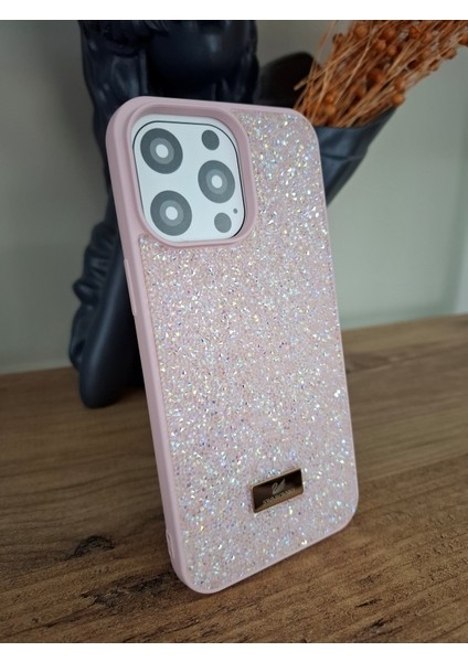 iPhone 15 Pro Max Uyumlu Işıltılı Taşlı Lüks İçi Kadife Kamera Çıkıntılı Swarovski Kılıf fiyatları