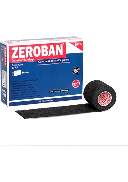 Zeroban 5cm x 4,5m Black