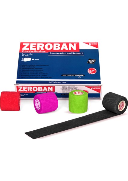 Zeroban 5cm x 4,5m Black indirimleri