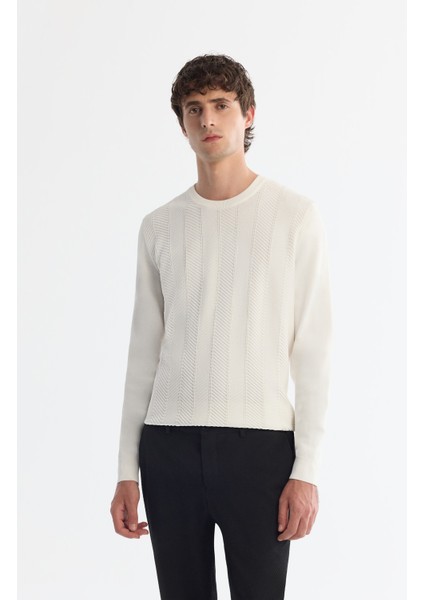 Erkek Siyah Slim Fit Yandan Cepli Dokulu Bi-Stretch Takım Elbise Pantolonu A42Y3211