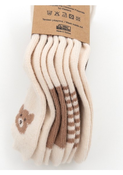 4'lü Organik Bebek Çorap Lacivert / (Gots) Seltifikalı Yenidoğan Organik Çorap fiyatları