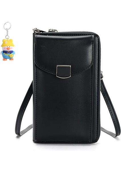 Bayan Cep Telefonu Çantası Omuz Crossbody Çantası Basit Kadın Çantası Dikey Cüzdan (Yurt Dışından)