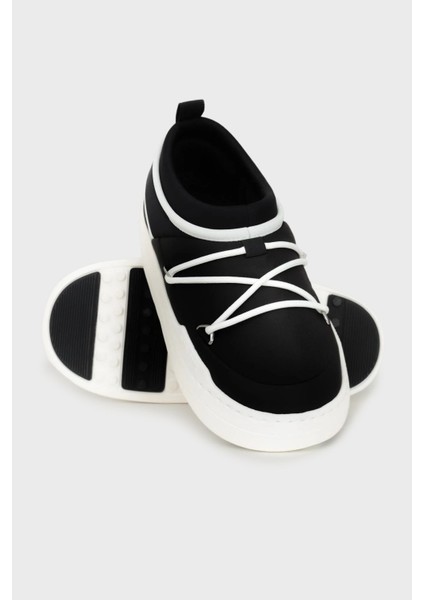 Logolu Su Itici Kalın Tabanlı Kar Botu Bayan Kar Botu 80D2470070N 001 modelleri