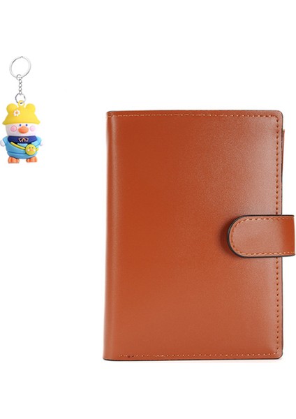 Cüzdan Iş Pasaportu Kitabı Çoklu Kart Yuvası Sürücü Ehliyet Çantası Gevşek Yapraklı Kart Tutucu (Yurt Dışından)