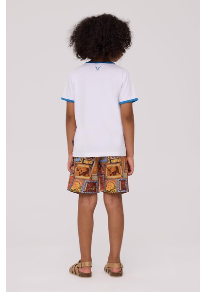 Bg Store Erkek Çocuk Beyaz Tshirt