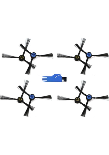 V8S X750 A7 X800 X785 V80 A9S Robotik Elektrikli Süpürge Yan Fırça Temizleme Fırçası Için Yedek Parçalar (Yurt Dışından)