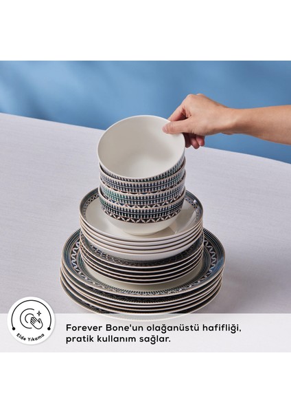 Forever Bone Cordoba 53 Parça 12 Kişilik Yemek Takımı