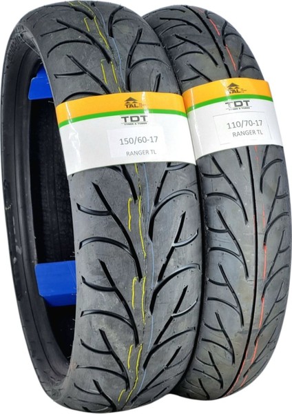 150/60-17 ve 110/70-17 Tl (Tubeless - Dubleks) Lastik Takımı