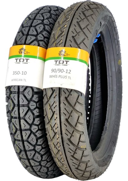 350-10 ve 90/90-12 Tl (Tubeless - Dubleks) Lastik Takımı modelleri