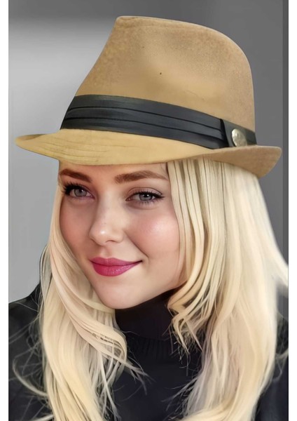 Kadın Lüks Trilby Kaşe Fötr Şapka fırsatları