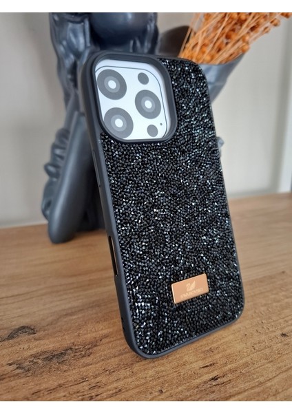 iPhone 16 Pro Max Uyumlu Işıltılı Taşlı Lüks İçi Kadife Kamera Çıkıntılı Kaliteli Kılıf fiyatları