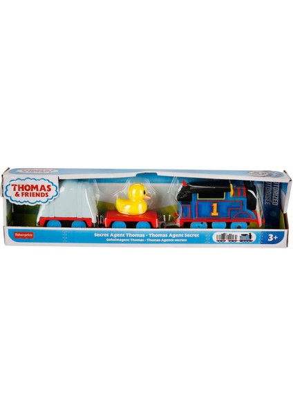Fisher Price Thomas ve Arkadaşları Büyük Tekli Tren HDY74 - Secret Agent Thomas HMK03