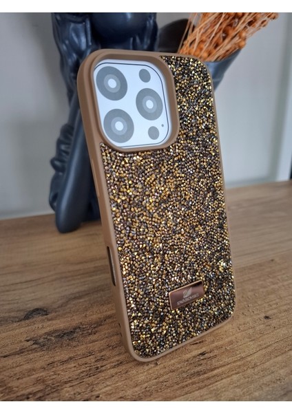 iPhone 16 Pro Max Uyumlu Işıltılı Taşlı Lüks İçi Kadife Kamera Çıkıntılı Kaliteli Kılıf fiyatları