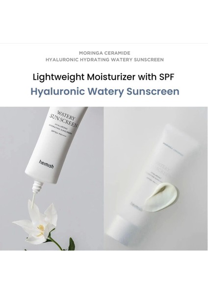 Moringa Ceramide Hyaluronic Acid Hydrating Watery Sunscreen (Güneş Kremi) 50ML fiyatları