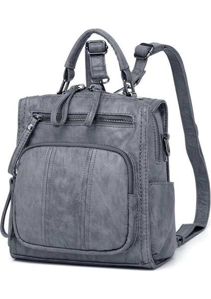 Yıkama Deri Sırt Askılı Kadın Çantası 21K Barcelona 1915 fırsatları