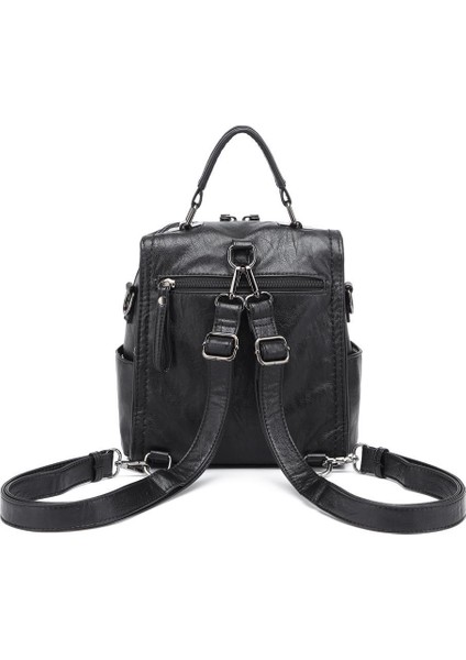Yıkama Deri Sırt Askılı Kadın Çantası 21K Barcelona 1915 indirimleri