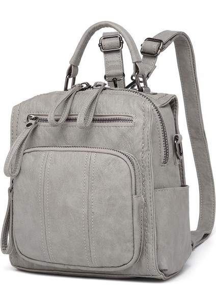 Yıkama Deri Sırt Askılı Kadın Çantası 21K Barcelona 1915 fırsatları