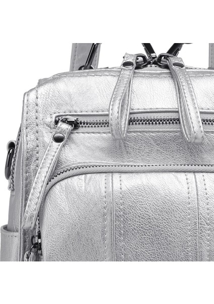 Yıkama Deri Sırt Askılı Kadın Çantası 21K Barcelona 1915 fiyatları