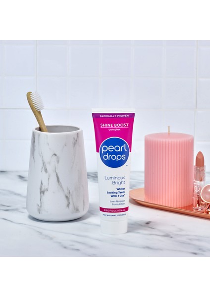 Luminous Bright 2 Adet. Anında, Işıltılı, Parlak ve 1 Haftada 2 Tona Kadar Beyazlatıcı Diş Macunu 75 ml
